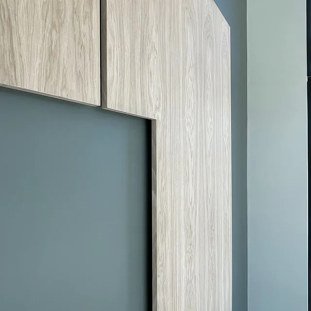 Detaljebilde av vegghengt panel
